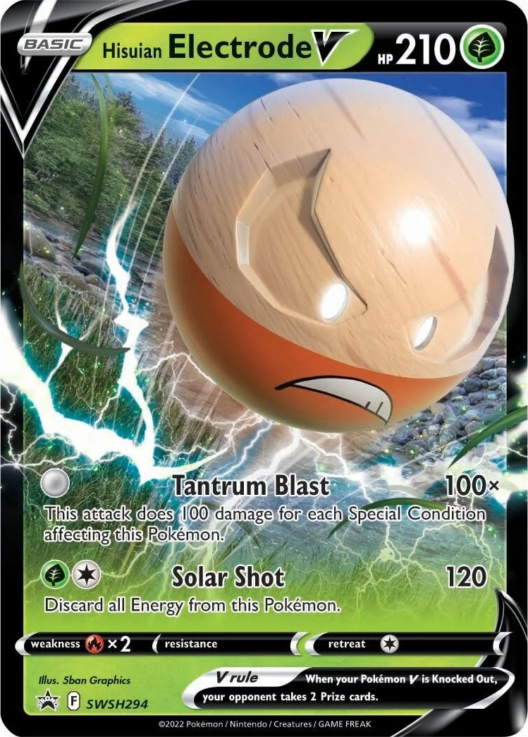 Hisuian Electrode V (SWSH294) [Sword & Shield: Black Star Promos] | I Want That Stuff Brandon