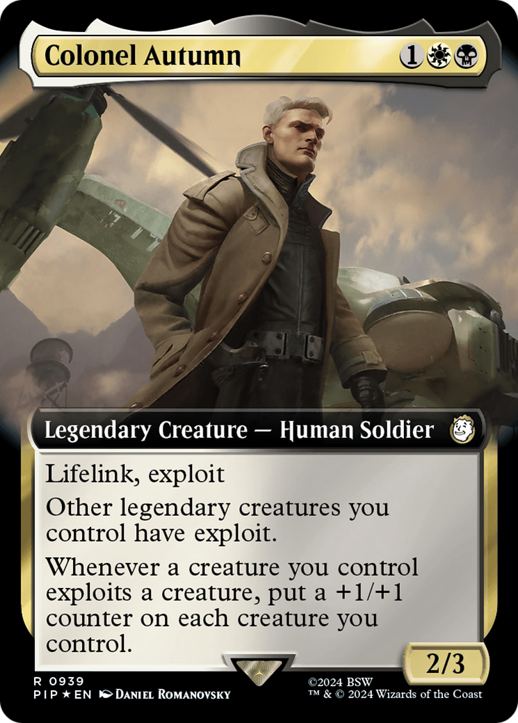 Colonel Autumn (Extended Art) (Surge Foil) [Fallout] | I Want That Stuff Brandon