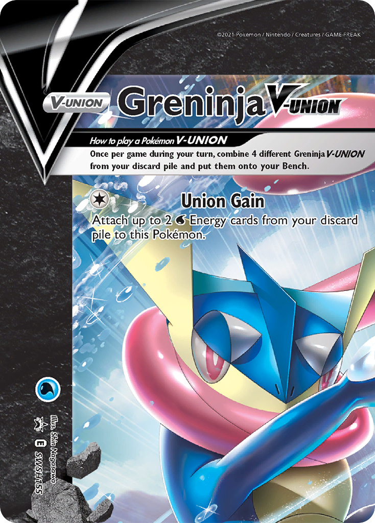 Greninja V-Union (SWSH155) [Sword & Shield: Black Star Promos] | I Want That Stuff Brandon