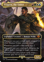 Aragorn, the Uniter (Borderless Alternate Art) [The Lord of the Rings: Tales of Middle-Earth] | I Want That Stuff Brandon