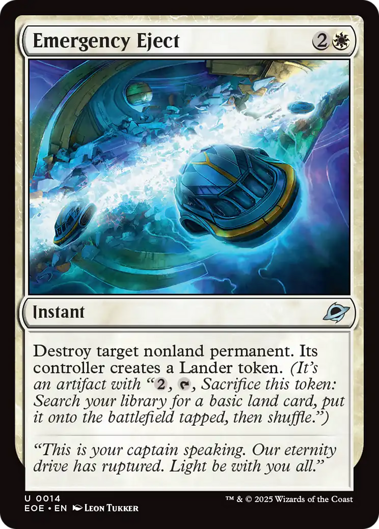Emergency Eject [Edge of Eternities] | I Want That Stuff Brandon
