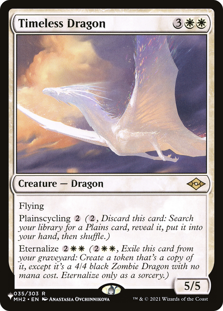 Timeless Dragon [The List Reprints] | I Want That Stuff Brandon