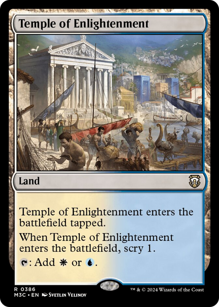 Temple of Enlightenment (Ripple Foil) [Modern Horizons 3 Commander] | I Want That Stuff Brandon