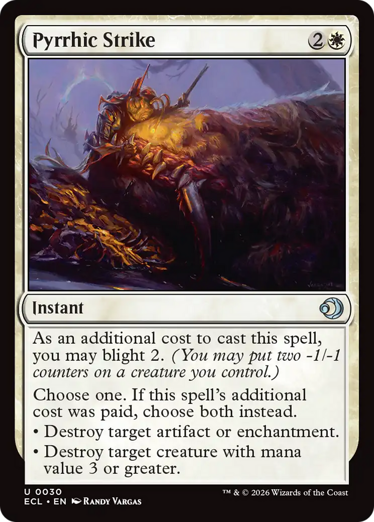 Pyrrhic Strike [Lorwyn Eclipsed] | I Want That Stuff Brandon