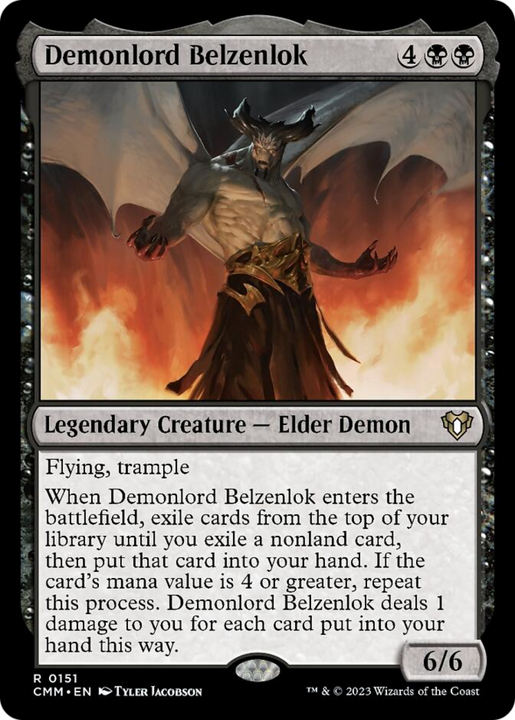 Demonlord Belzenlok [Commander Masters] | I Want That Stuff Brandon