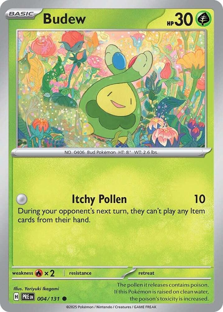 Budew (004/131) [Scarlet & Violet: Prismatic Evolutions] | I Want That Stuff Brandon