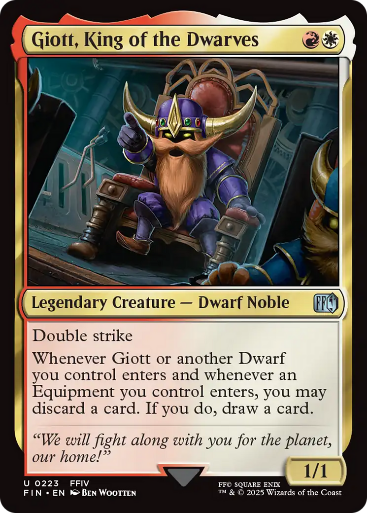 Giott, King of the Dwarves [FINAL FANTASY] | I Want That Stuff Brandon