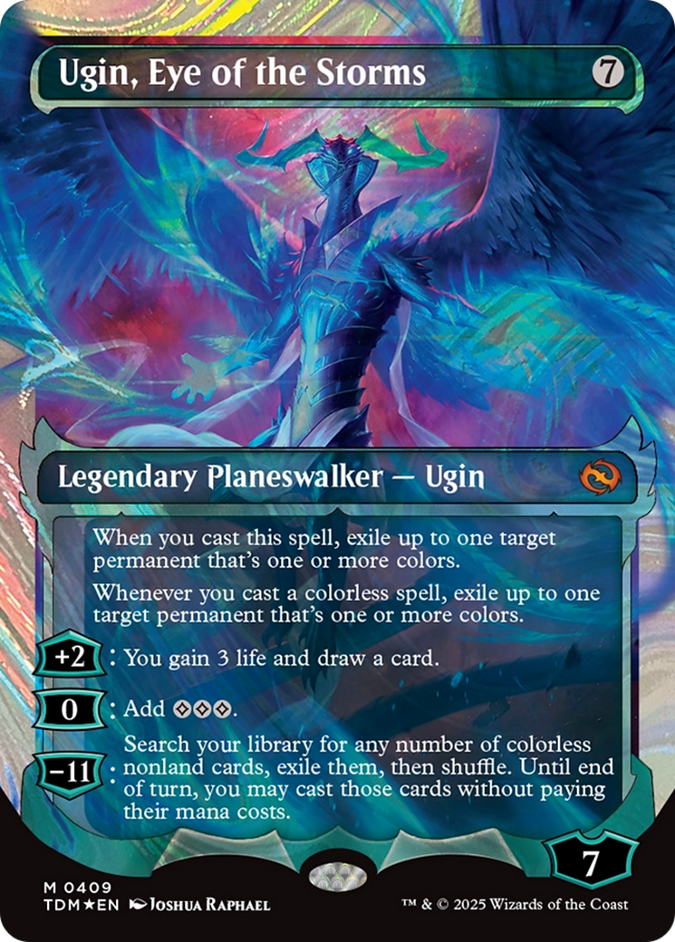 Ugin, Eye of the Storms (Showcase) (Halo Foil) [Tarkir: Dragonstorm] | I Want That Stuff Brandon
