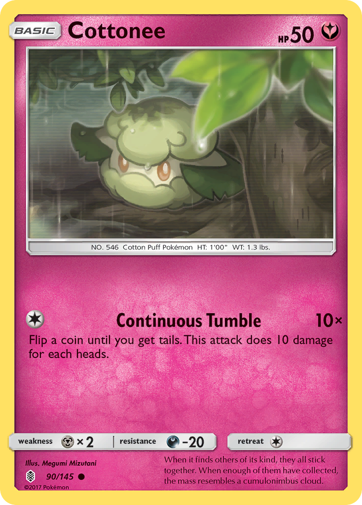 Cottonee (90/145) [Sun & Moon: Guardians Rising] | I Want That Stuff Brandon