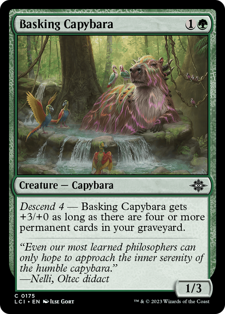 Basking Capybara [The Lost Caverns of Ixalan] | I Want That Stuff Brandon