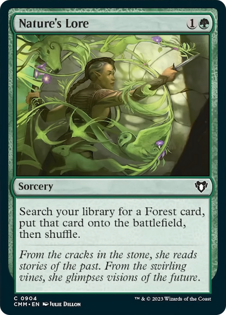 Nature's Lore [Commander Masters] | I Want That Stuff Brandon