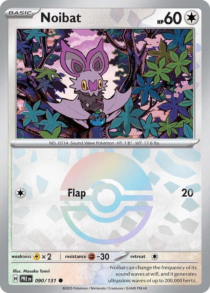 Noibat (090/131) (Poke Ball Pattern) [Scarlet & Violet: Prismatic Evolutions] | I Want That Stuff Brandon