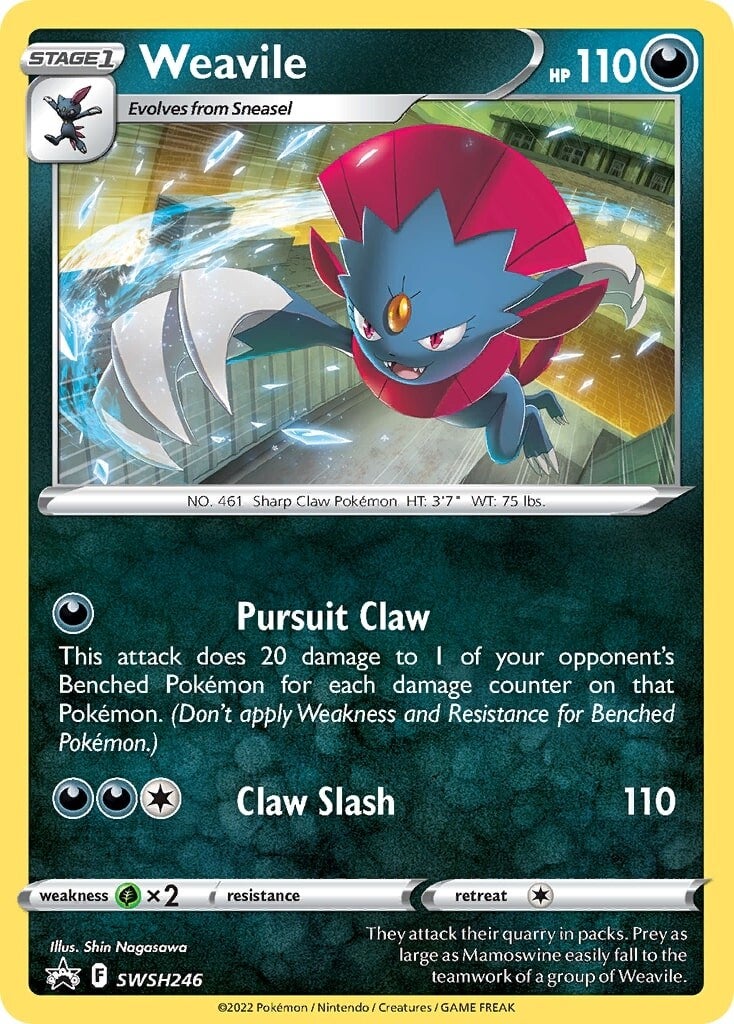 Weavile (SWSH246) [Sword & Shield: Black Star Promos] | I Want That Stuff Brandon