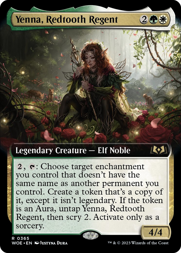 Yenna, Redtooth Regent (Extended Art) [Wilds of Eldraine] | I Want That Stuff Brandon