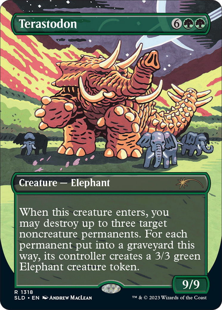 Terastodon (Rainbow Foil) [Secret Lair Drop Series] | I Want That Stuff Brandon