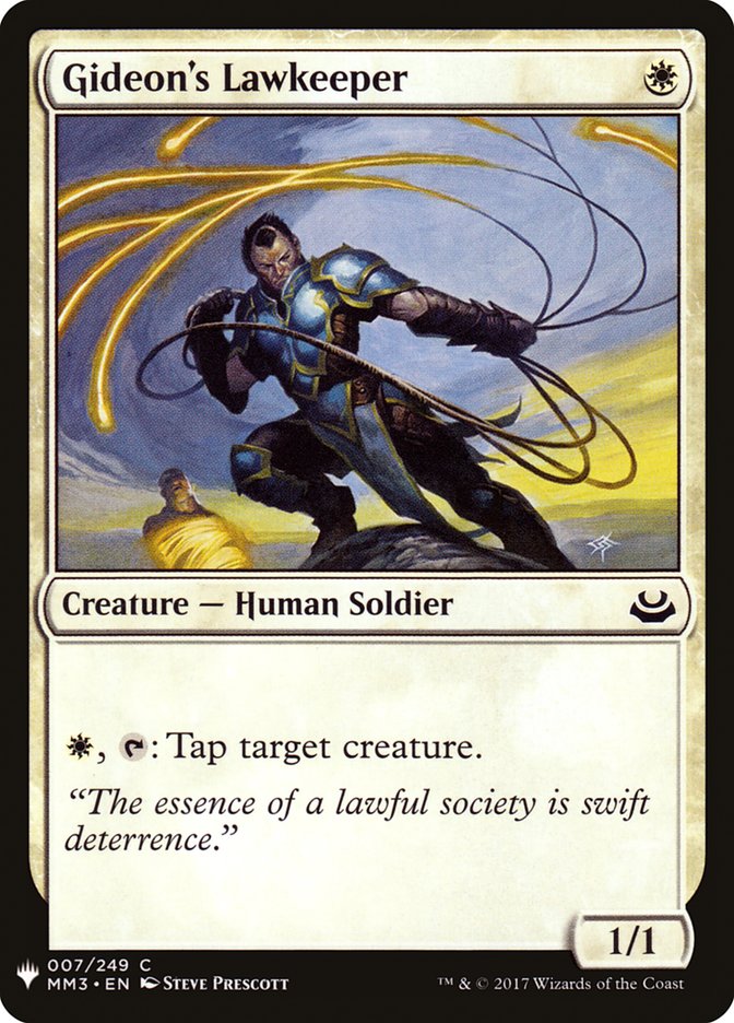 Gideon's Lawkeeper [Mystery Booster] | I Want That Stuff Brandon