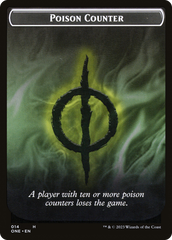 Poison Counter Token [Phyrexia: All Will Be One Tokens] | I Want That Stuff Brandon