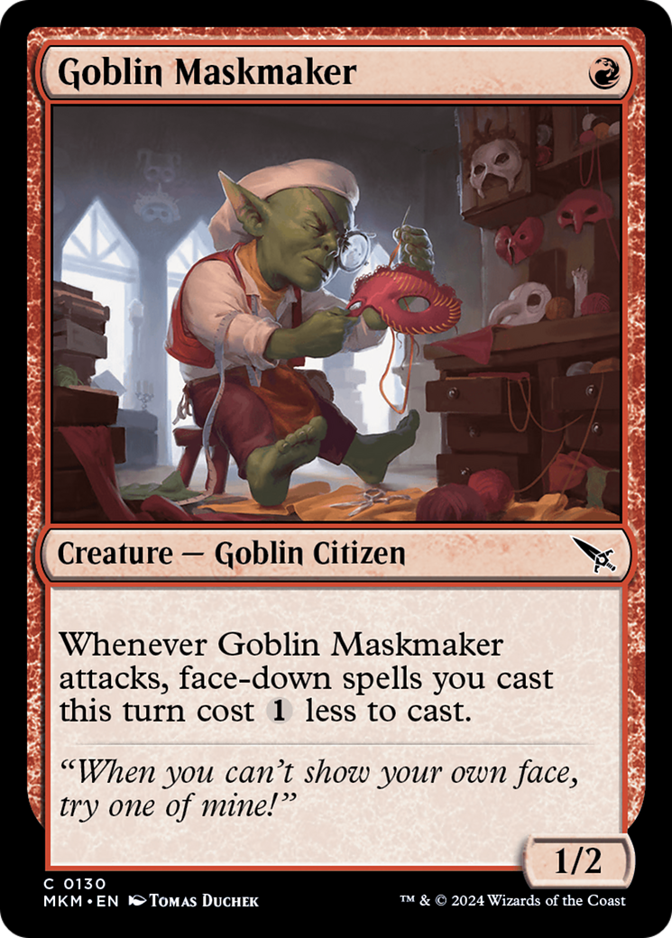 Goblin Maskmaker [Murders at Karlov Manor] | I Want That Stuff Brandon