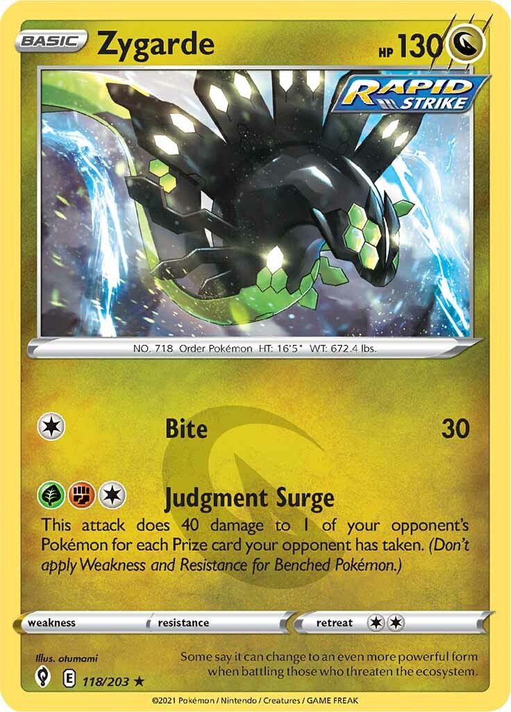 Zygarde (118/203) [Sword & Shield: Evolving Skies] | I Want That Stuff Brandon