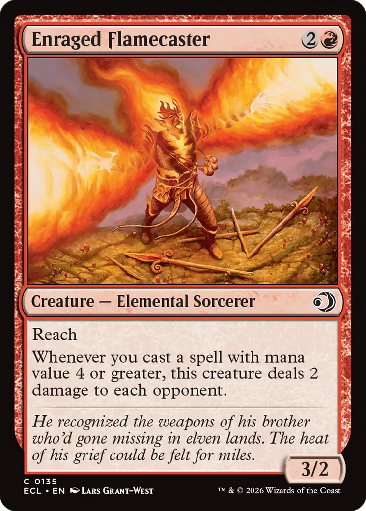 Enraged Flamecaster [Lorwyn Eclipsed] | I Want That Stuff Brandon