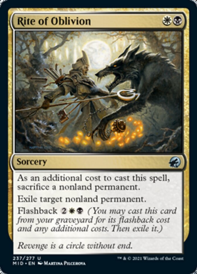 Rite of Oblivion [Innistrad: Midnight Hunt] | I Want That Stuff Brandon