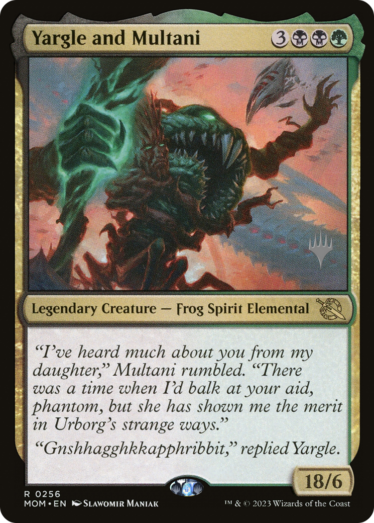 Yargle and Multani (Promo Pack) [March of the Machine Promos] | I Want That Stuff Brandon