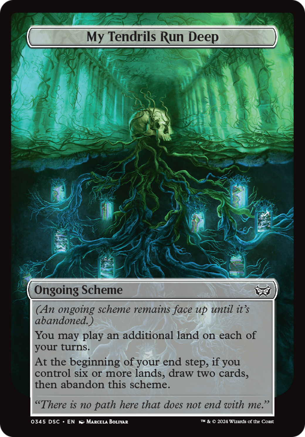 My Tendrils Run Deep (Full Art) [Duskmourn: Archenemy] | I Want That Stuff Brandon