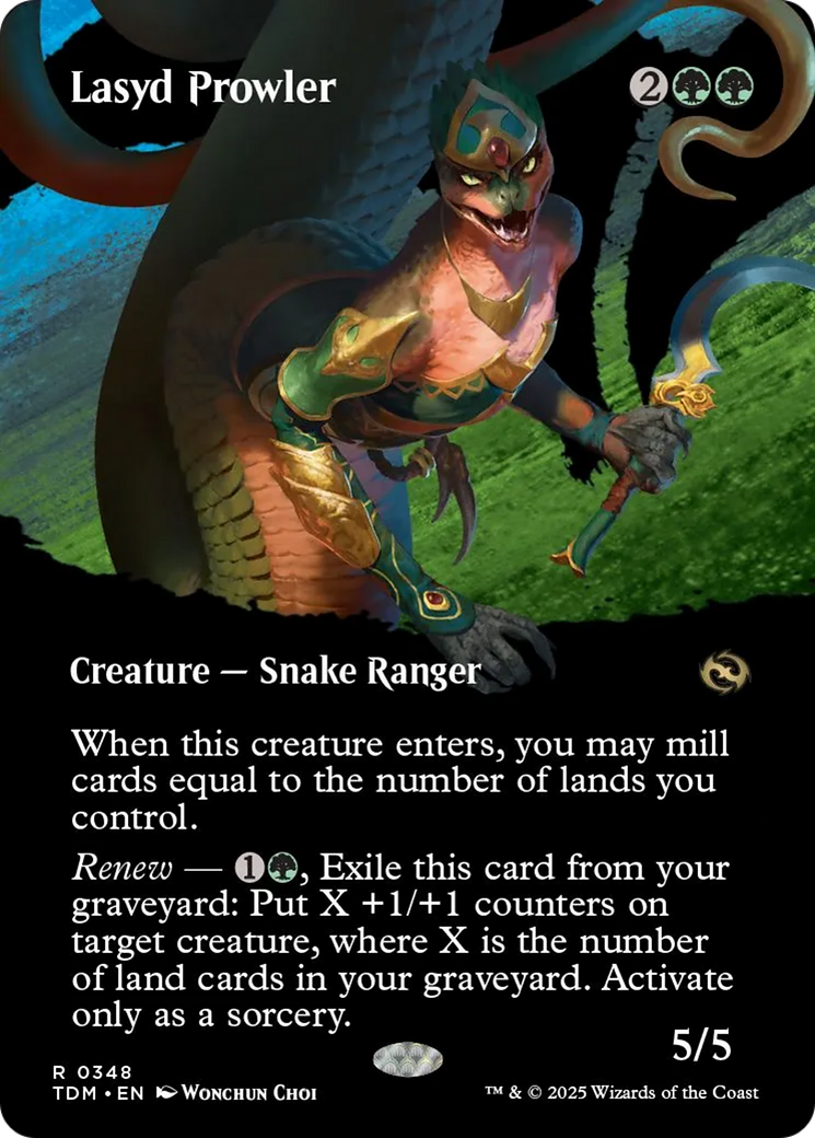 Lasyd Prowler (Borderless) [Tarkir: Dragonstorm] | I Want That Stuff Brandon