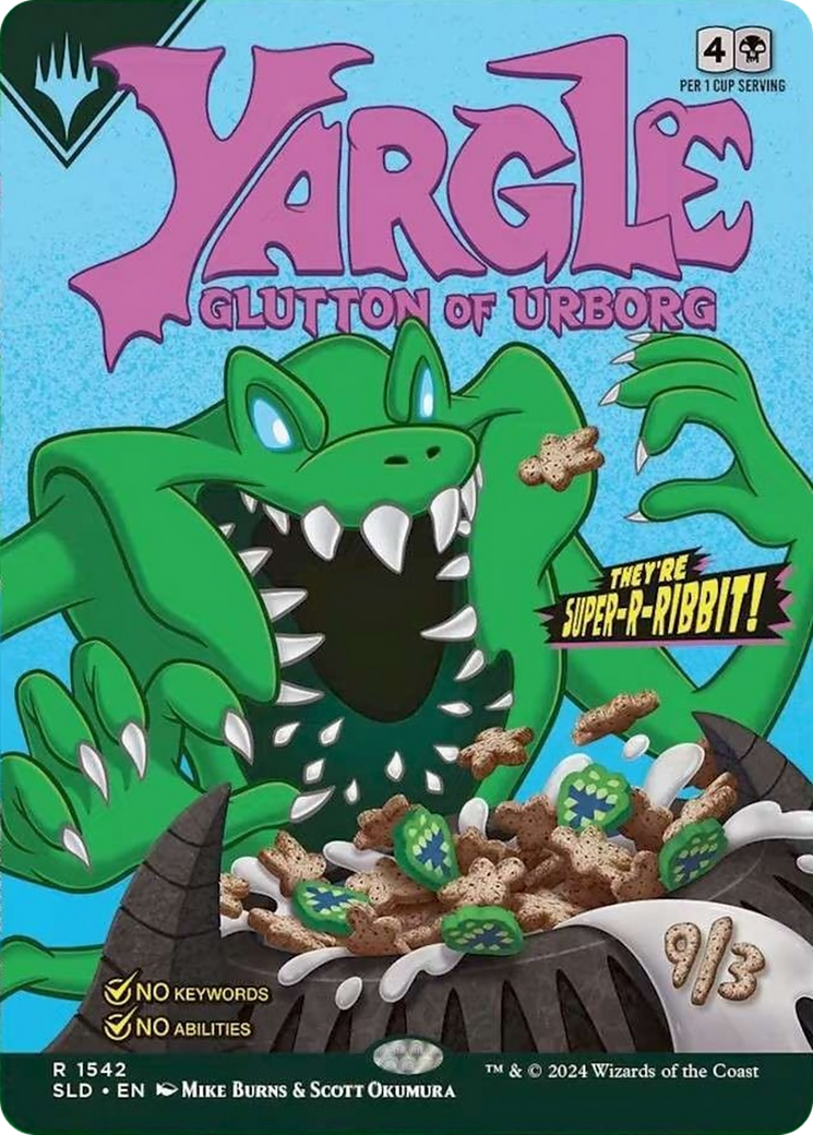 Yargle, Glutton of Urborg (Rainbow Foil) [Secret Lair Drop Series] | I Want That Stuff Brandon