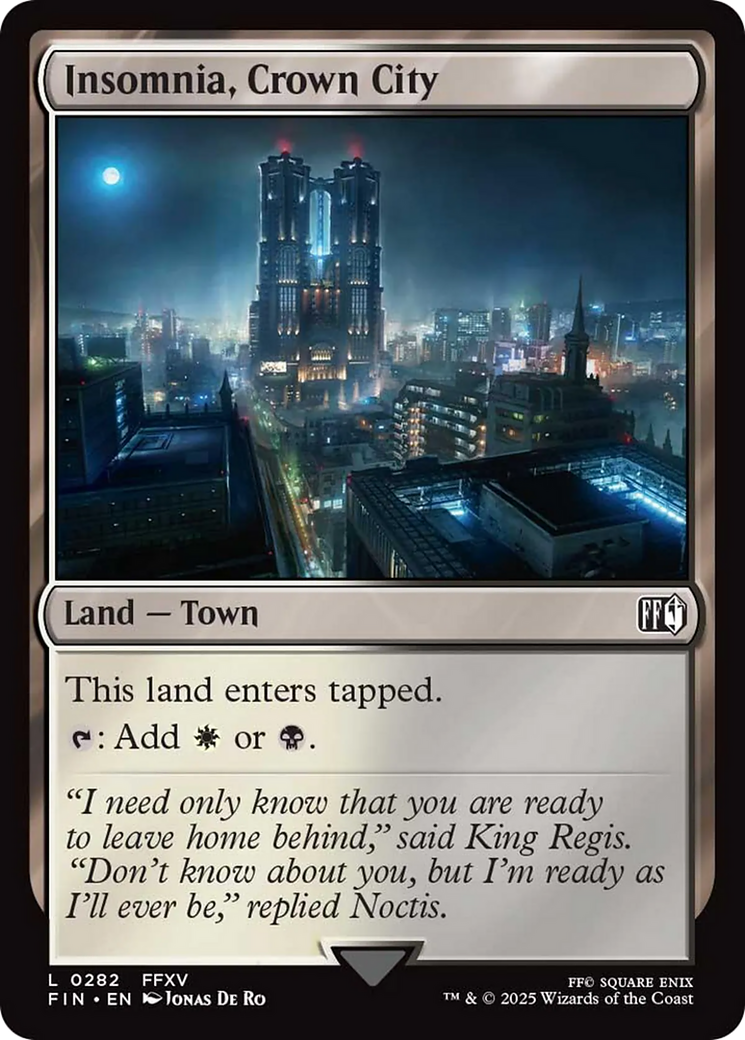 Insomnia, Crown City [FINAL FANTASY] | I Want That Stuff Brandon
