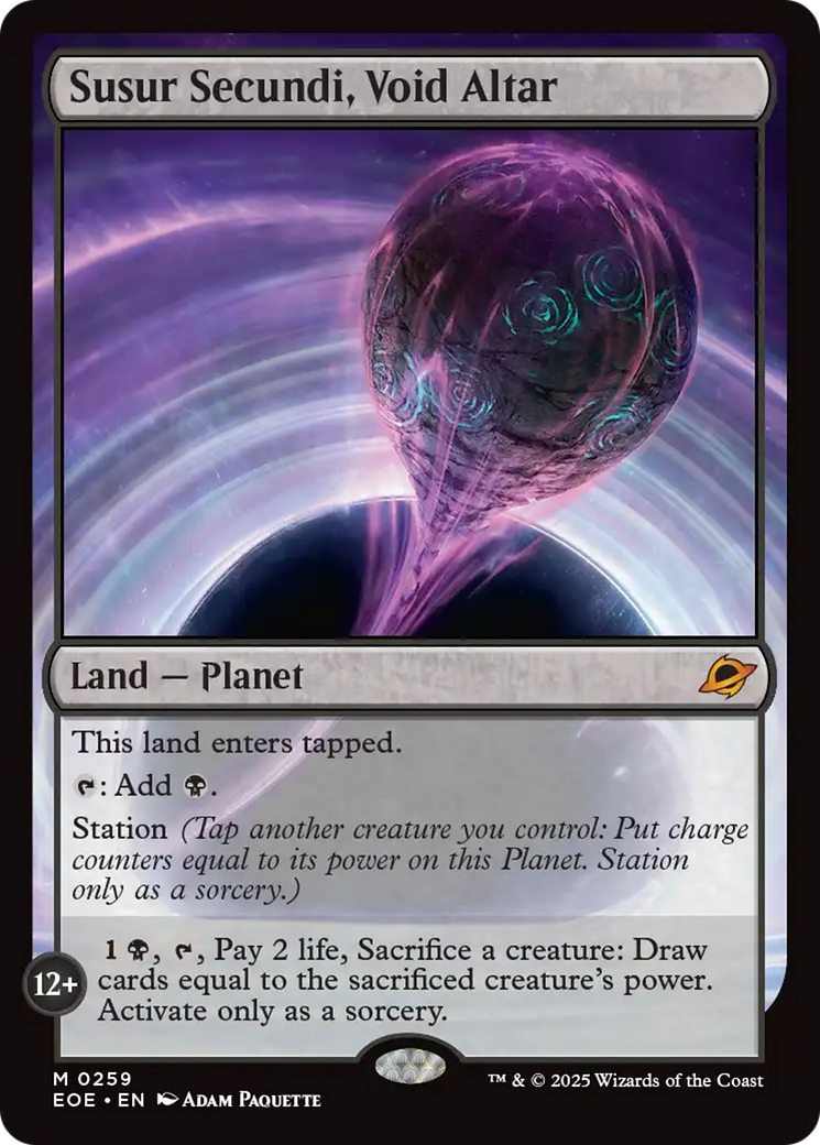 Susur Secundi, Void Altar [Edge of Eternities] | I Want That Stuff Brandon