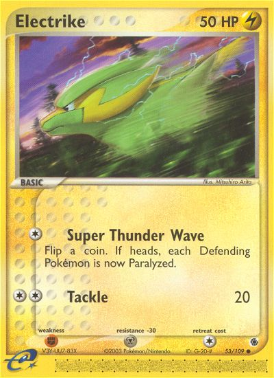 Electrike (53/109) [EX: Ruby & Sapphire] | I Want That Stuff Brandon