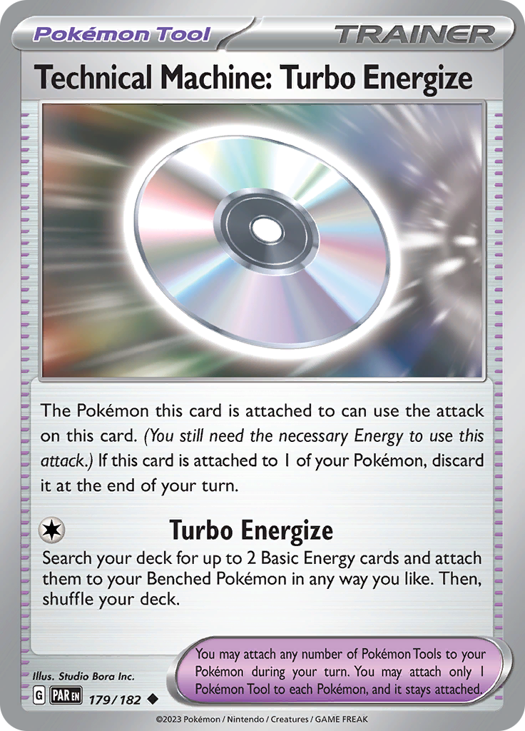 Technical Machine: Turbo Energize (179/182) [Scarlet & Violet: Paradox Rift] | I Want That Stuff Brandon