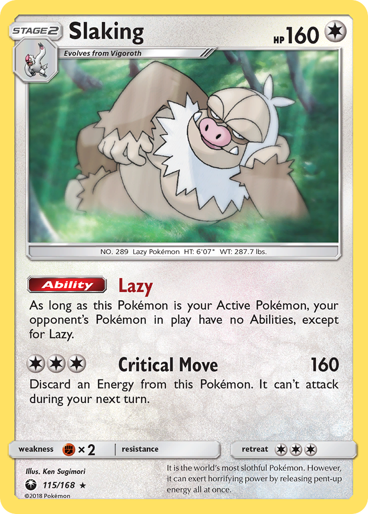 Slaking (115/168) [Sun & Moon: Celestial Storm] | I Want That Stuff Brandon