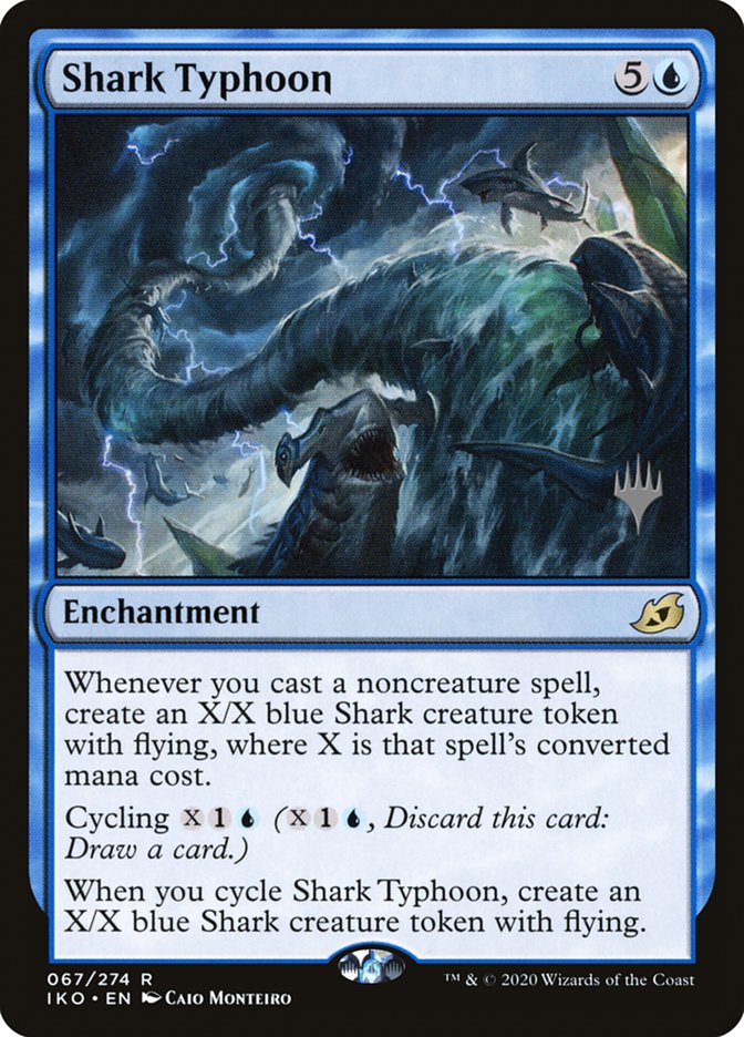 Shark Typhoon (Promo Pack) [Ikoria: Lair of Behemoths Promos] | I Want That Stuff Brandon