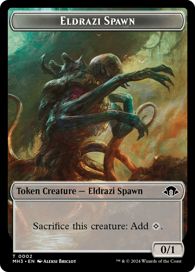Eldrazi Spawn // Spirit (0028) Double-Sided Token [Modern Horizons 3 Tokens] | I Want That Stuff Brandon