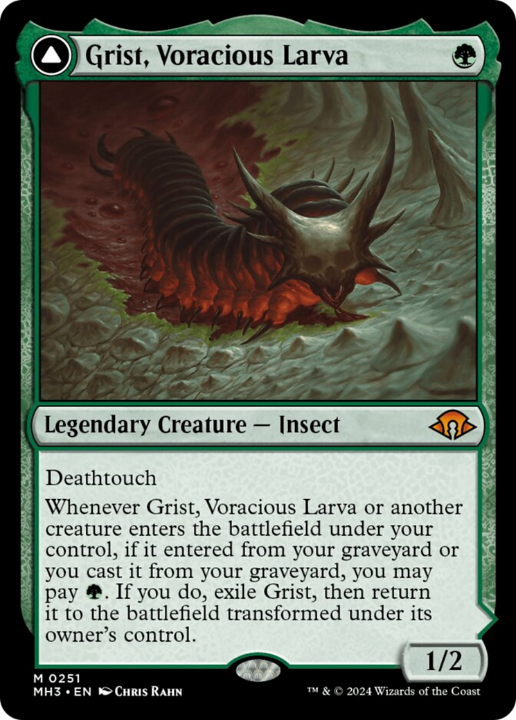 Grist, Voracious Larva // Grist, the Plague Swarm [Modern Horizons 3] | I Want That Stuff Brandon