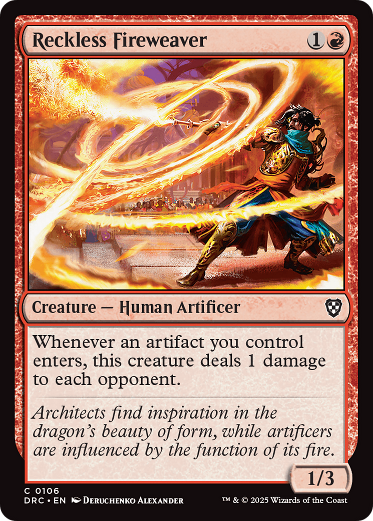 Reckless Fireweaver [Aetherdrift Commander] | I Want That Stuff Brandon