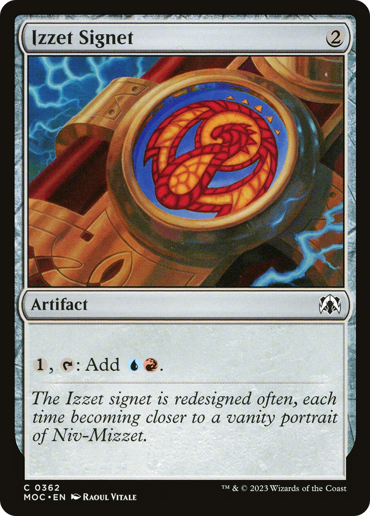 Izzet Signet [March of the Machine Commander] | I Want That Stuff Brandon