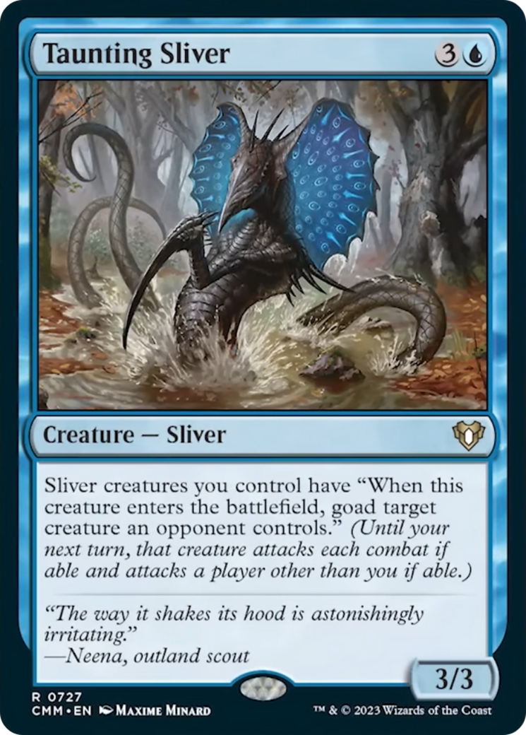 Taunting Sliver [Commander Masters] | I Want That Stuff Brandon