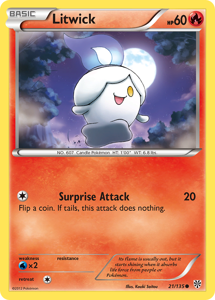 Litwick (21/135) [Black & White: Plasma Storm] | I Want That Stuff Brandon