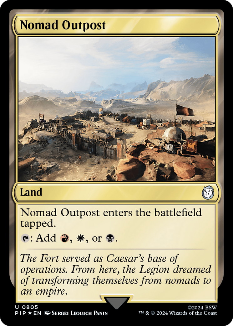 Nomad Outpost (Surge Foil) [Fallout] | I Want That Stuff Brandon