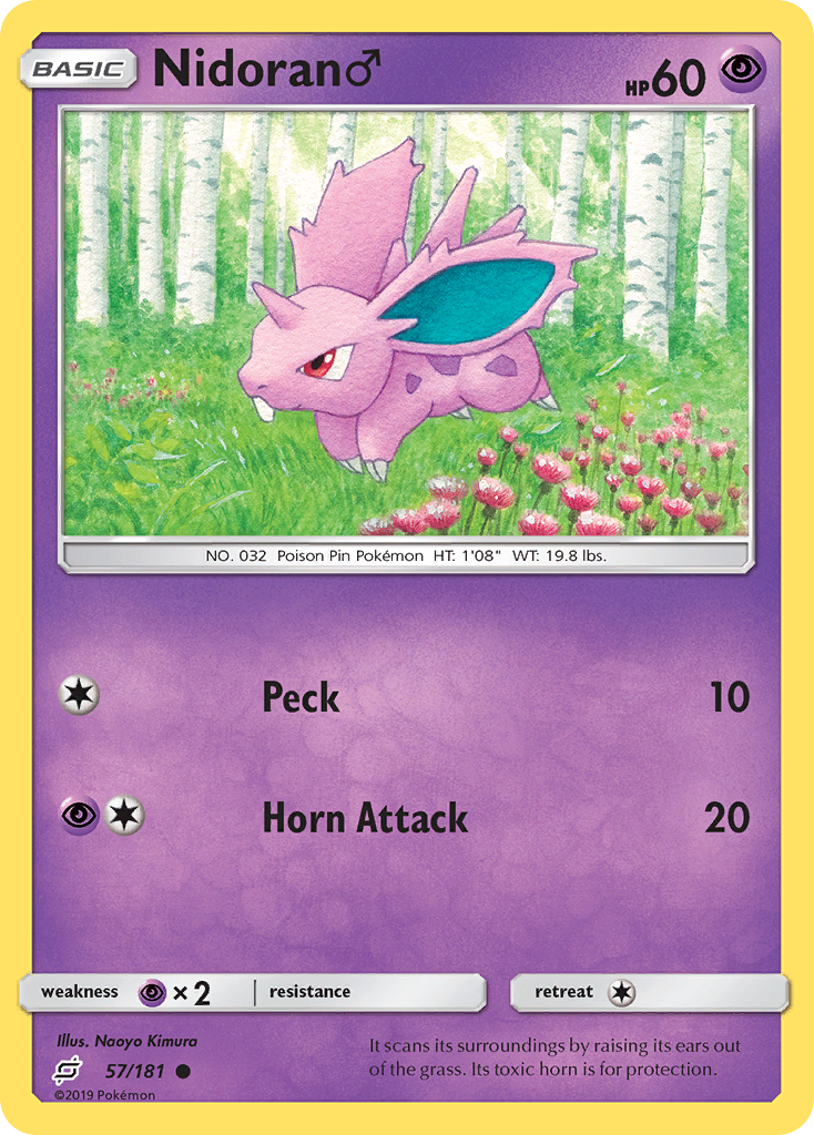 Nidoran (57/181) (Male) [Sun & Moon: Team Up] | I Want That Stuff Brandon