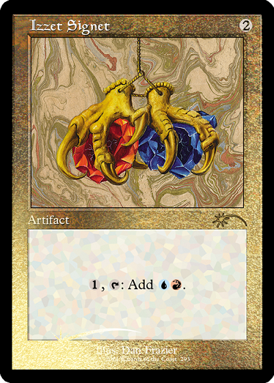 Izzet Signet (Retro) (Foil Etched) [Secret Lair Drop Series] | I Want That Stuff Brandon