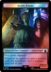 Alien Angel // Food (0058) Double-Sided Token (Surge Foil) [Doctor Who Tokens] | I Want That Stuff Brandon