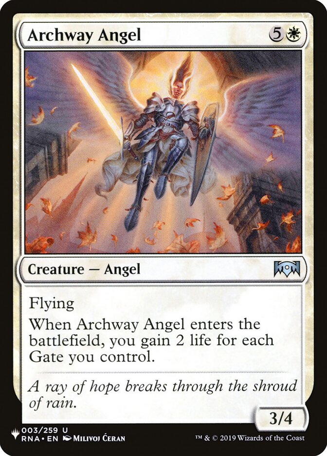 Archway Angel [The List] | I Want That Stuff Brandon