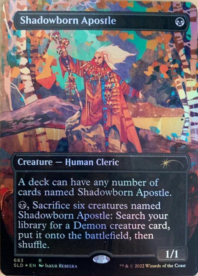 Shadowborn Apostle (Borderless) (683) [Secret Lair Drop Promos] | I Want That Stuff Brandon