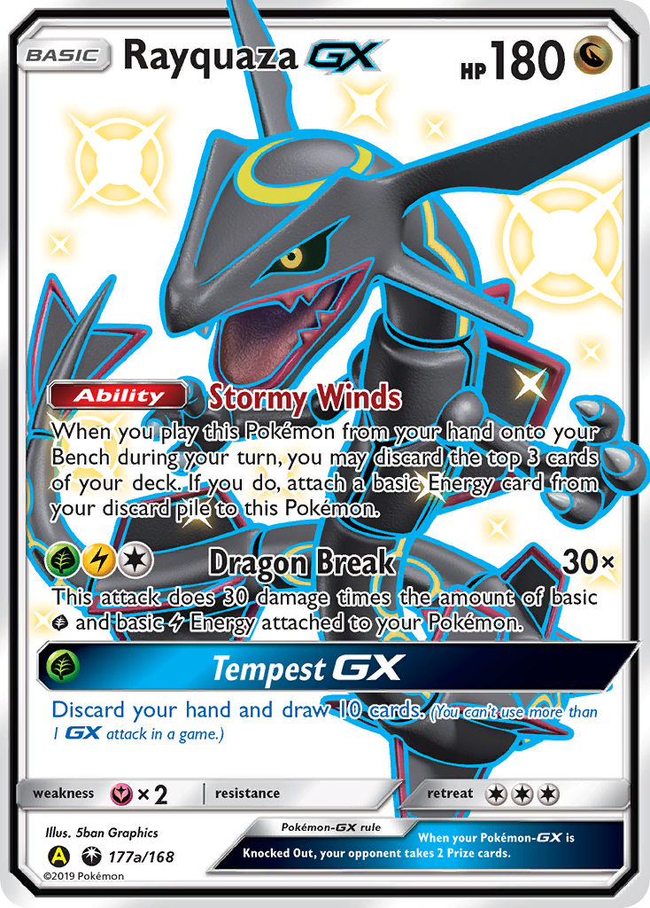 Rayquaza GX (177a/168) [Alternate Art Promos] | I Want That Stuff Brandon