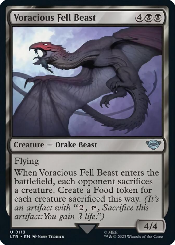 Voracious Fell Beast [The Lord of the Rings: Tales of Middle-Earth] | I Want That Stuff Brandon