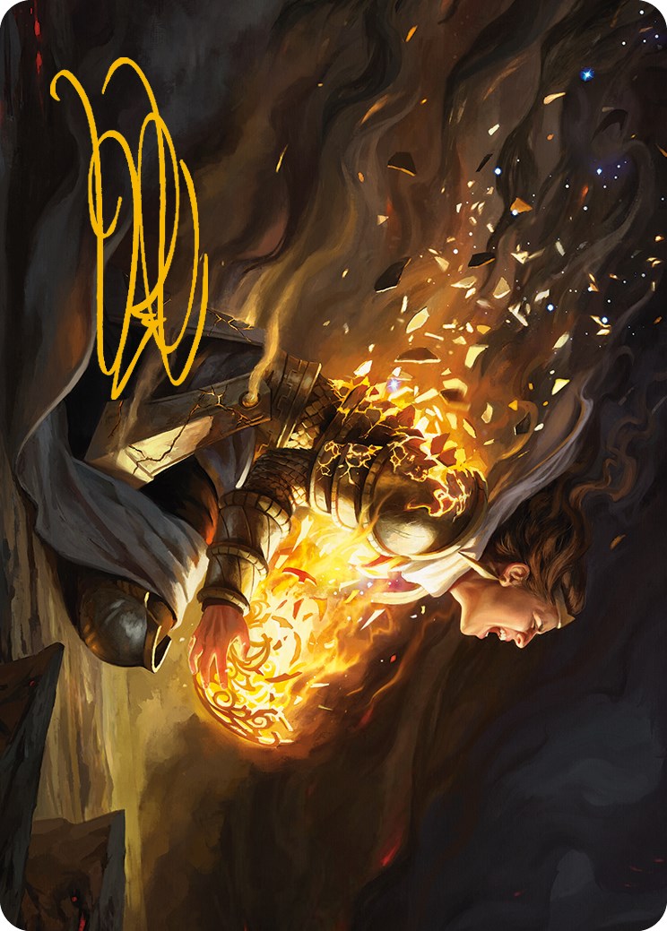 Vanish into Eternity Art Card (Gold-Stamped Signature) [Phyrexia: All Will Be One Art Series] | I Want That Stuff Brandon